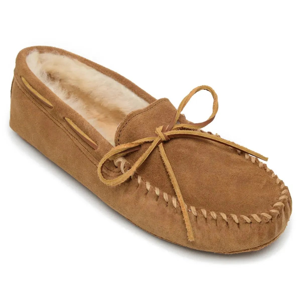 Minnetonka Sheepskin Softsole Moc - Mens Slippers sold by Hat Country