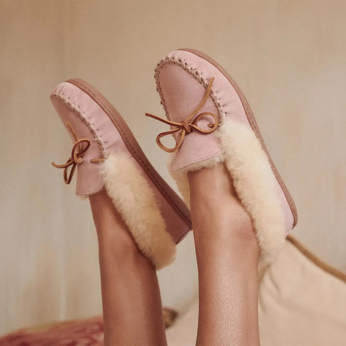 Minnetonka Alpine Sheepskin Moc - Womens Slipper sold by Hat Country product image thumbnail 2