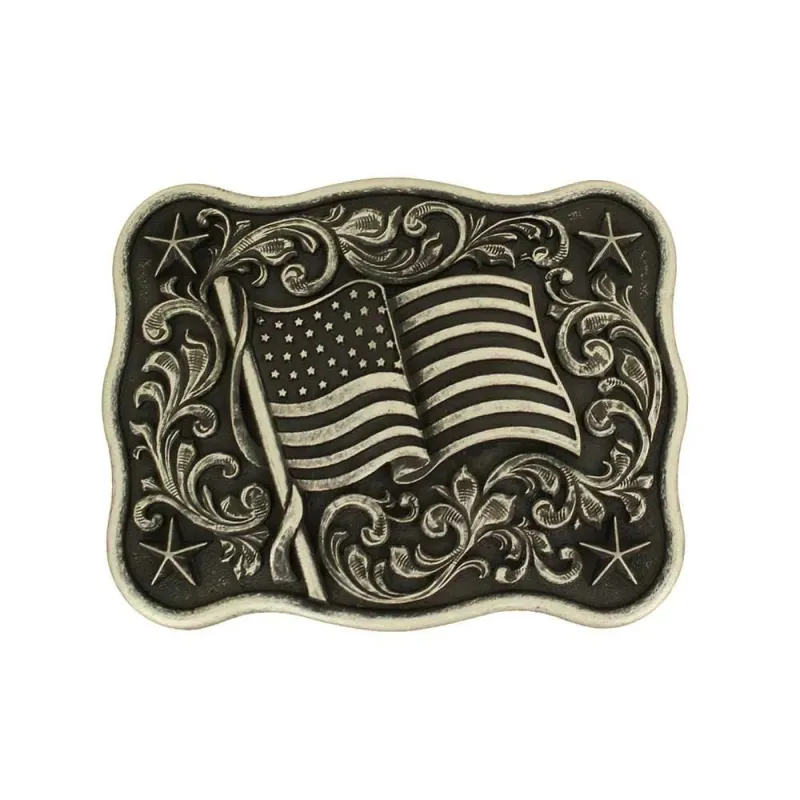 Nocona Old Glory - Belt Buckle sold by Hat Country