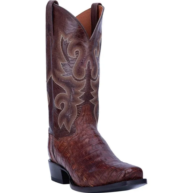 Dan Post Bayou - Mens Caiman Skin Leather Cowboy Boots sold by Hat Country