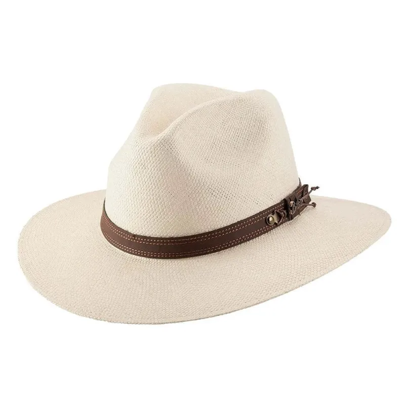 Bullhide Open Land- Panama Straw Fedora Hat sold by Hat Country