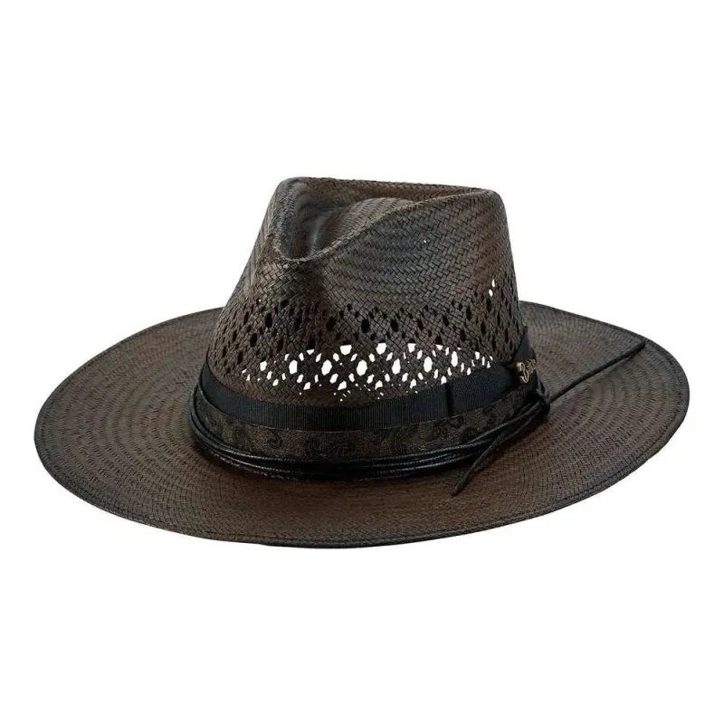 Bullhide Inspired- Straw Fedora Hat sold by Hat Country