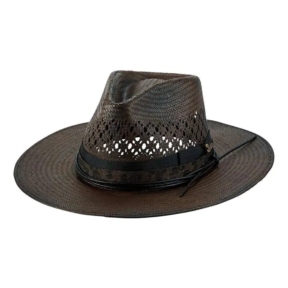 Bullhide Inspired- Straw Fedora Hat sold by Hat Country