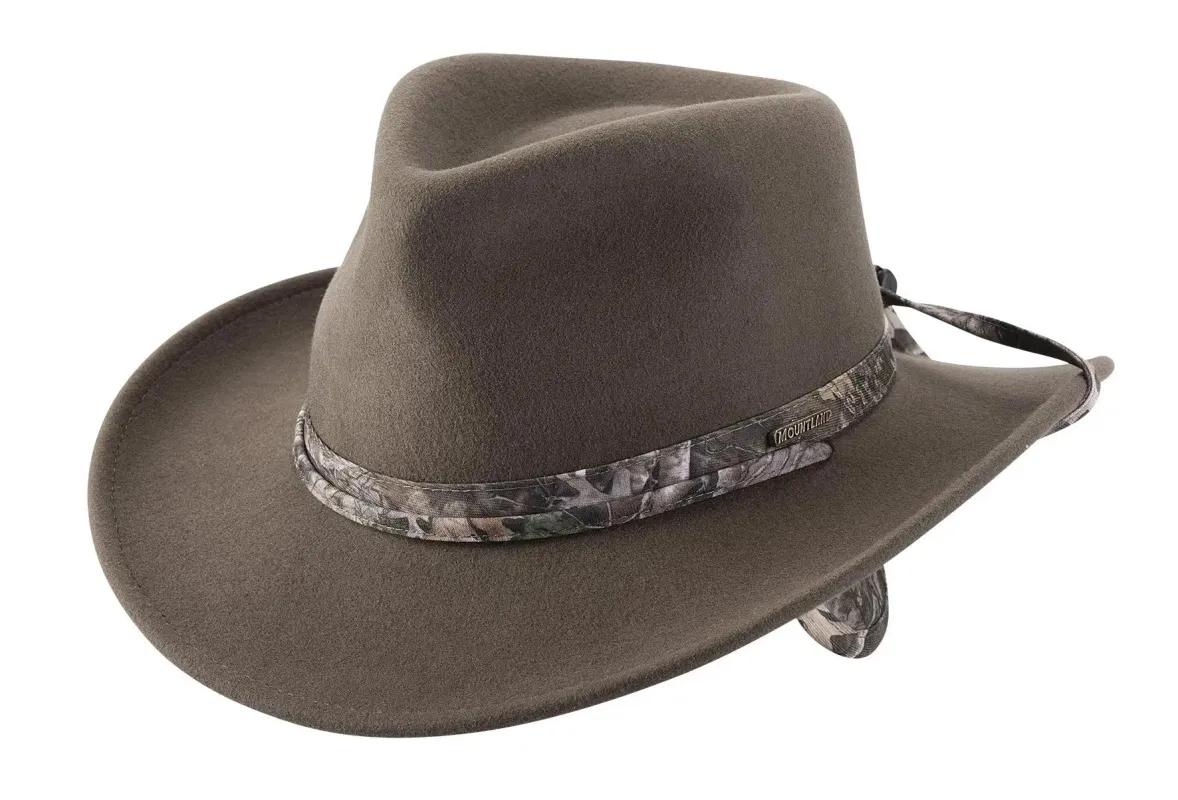 Bullhide Wyoming - Wool Felt Outdoorsmen Hat made by Hat Country