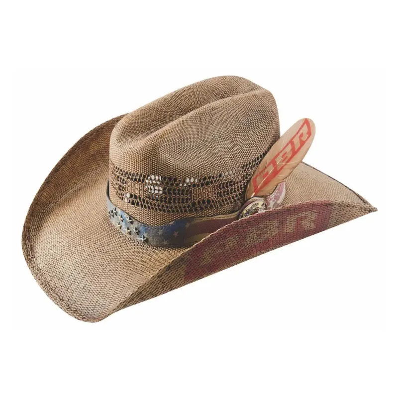 Bullhide PBR Bucking Chute - Straw Cowboy Hat sold by Hat Country