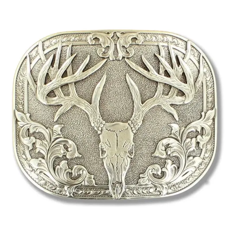 Nocona Deer Skull - Belt Buckle sold by Hat Country