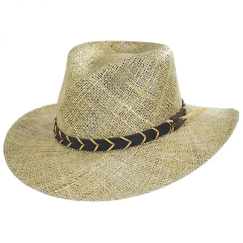 Stetson Alder – UPF 50+ Straw Fedora Sun Hat sold by Hat Country