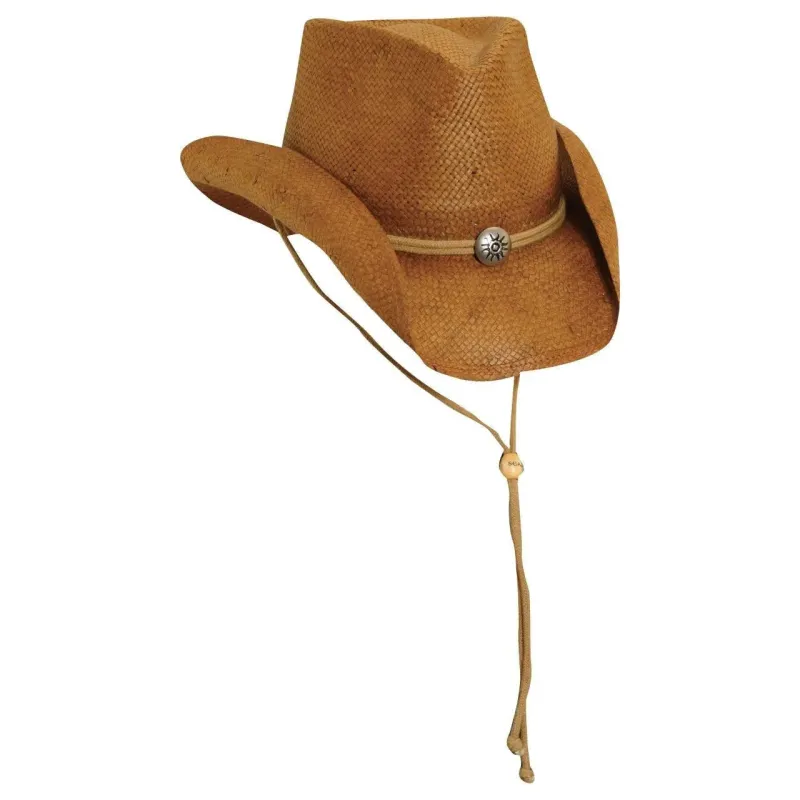 Scala Western Sky - Shapeable Straw Cowboy Hat made by Scala