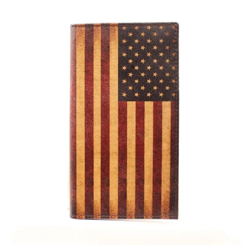 Nocona American Flag - Men's Rodeo Wallet made by Nocona