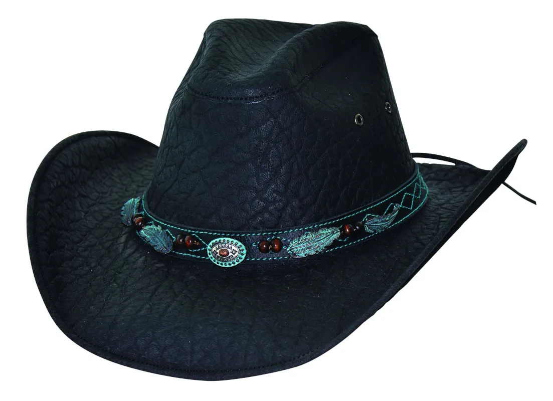 Bullhide Serenade - Leather Cowboy Hat made by Hat Country