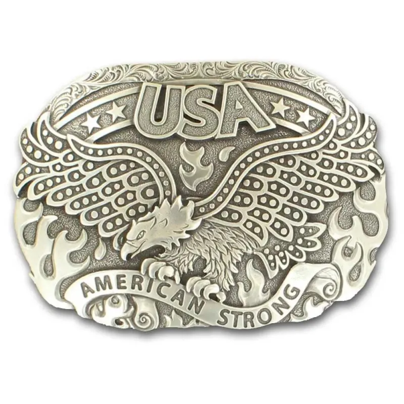 Nocona American Strong USA Eagle - Belt Buckle sold by Hat Country
