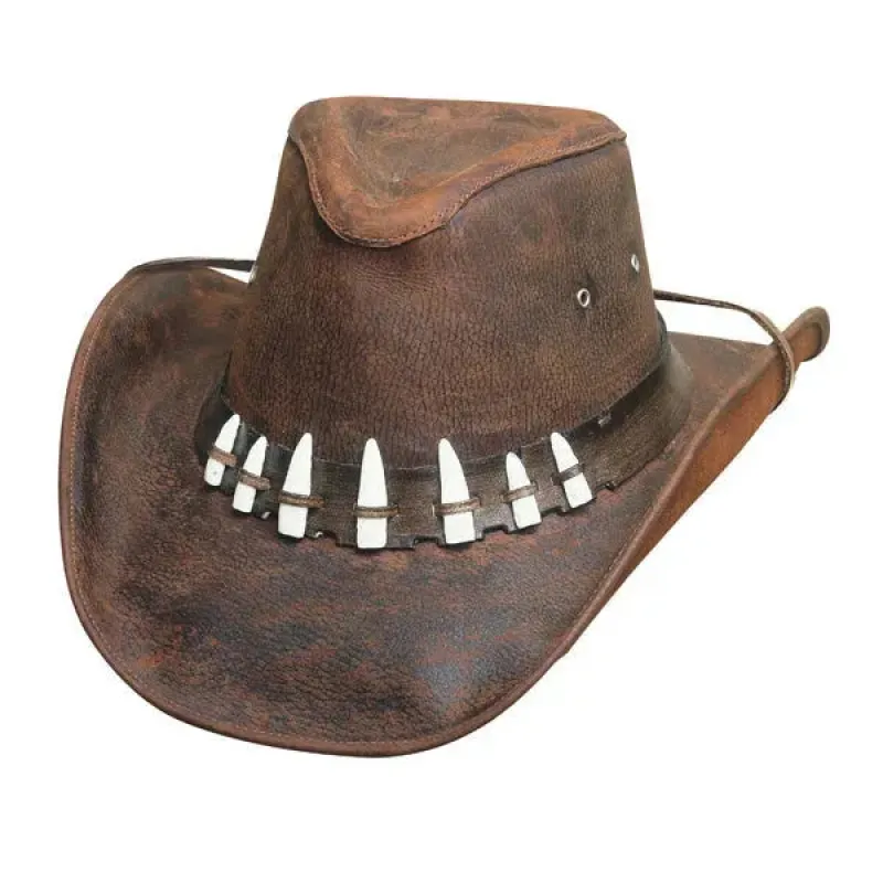 Bullhide Spiffy - Shapeable Leather Australian Hat sold by Hat Country