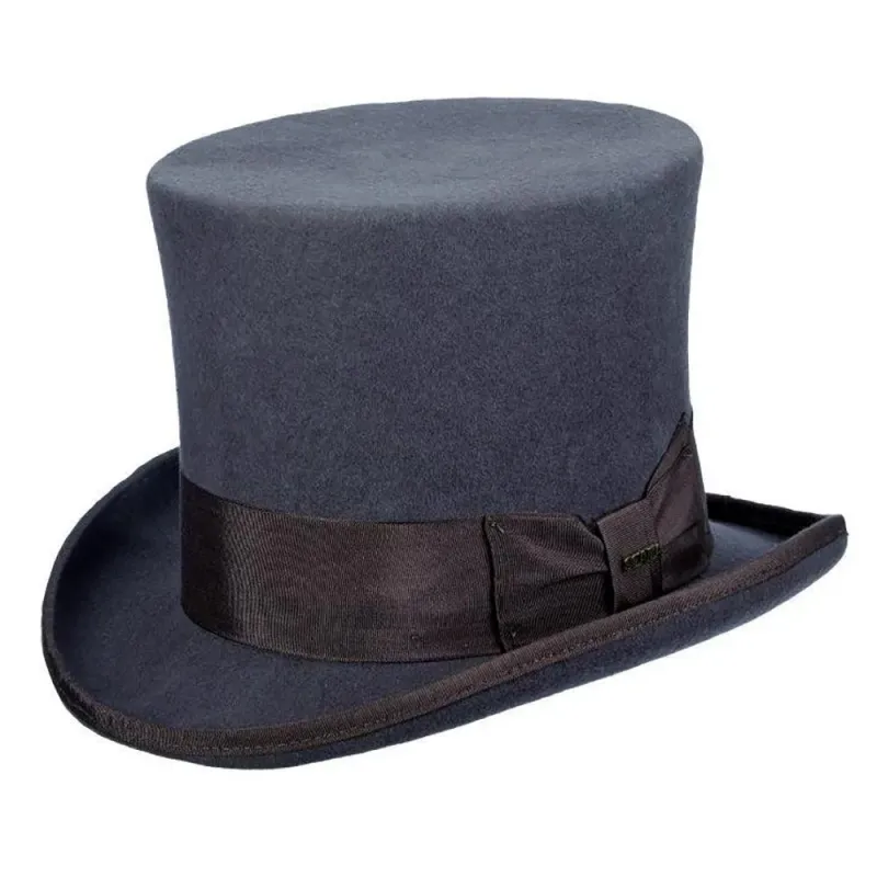 Scala Mad Hatter - Wool Felt Top Hat sold by Hat Country