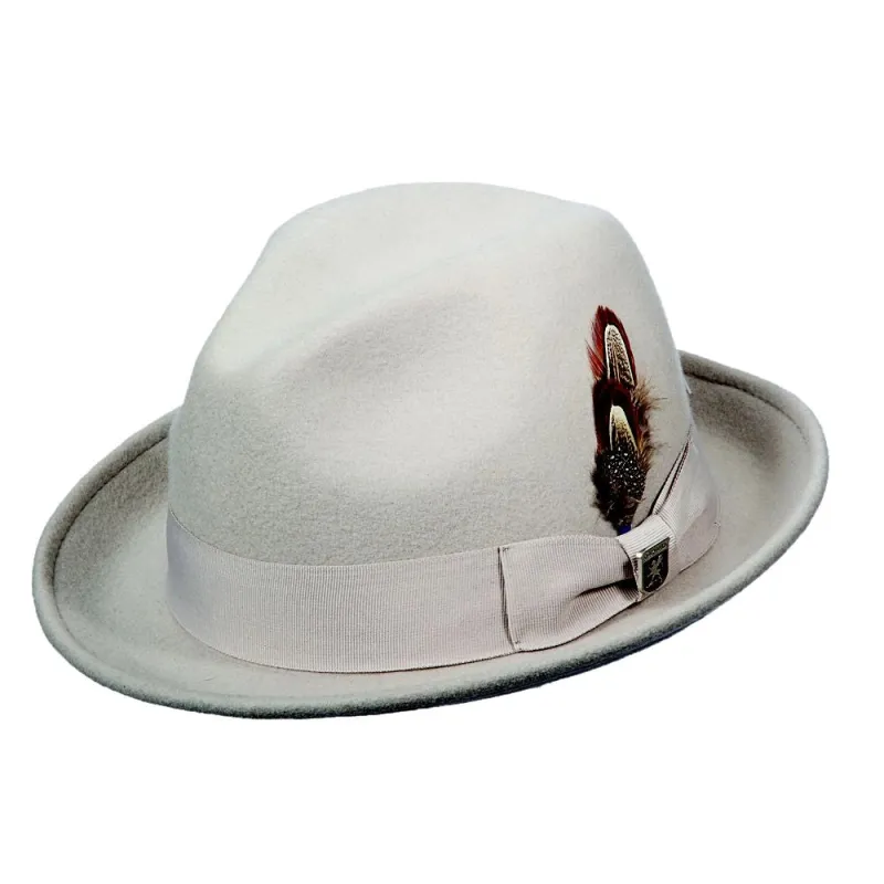 Stacy Adams Chelsea - Wool Fedora Hat sold by Hat Country