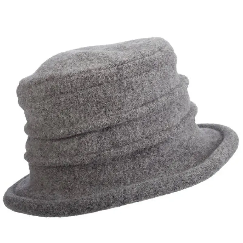 Scala Wilma - Womens Wool Felt Cloche Hat made by Scala