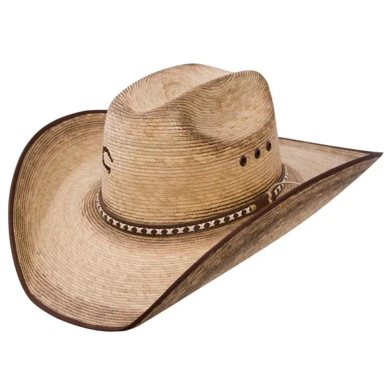 Charlie 1 Horse Comanche B - (15X) Mexican Palm Straw Cowboy Hat made by Hat Country