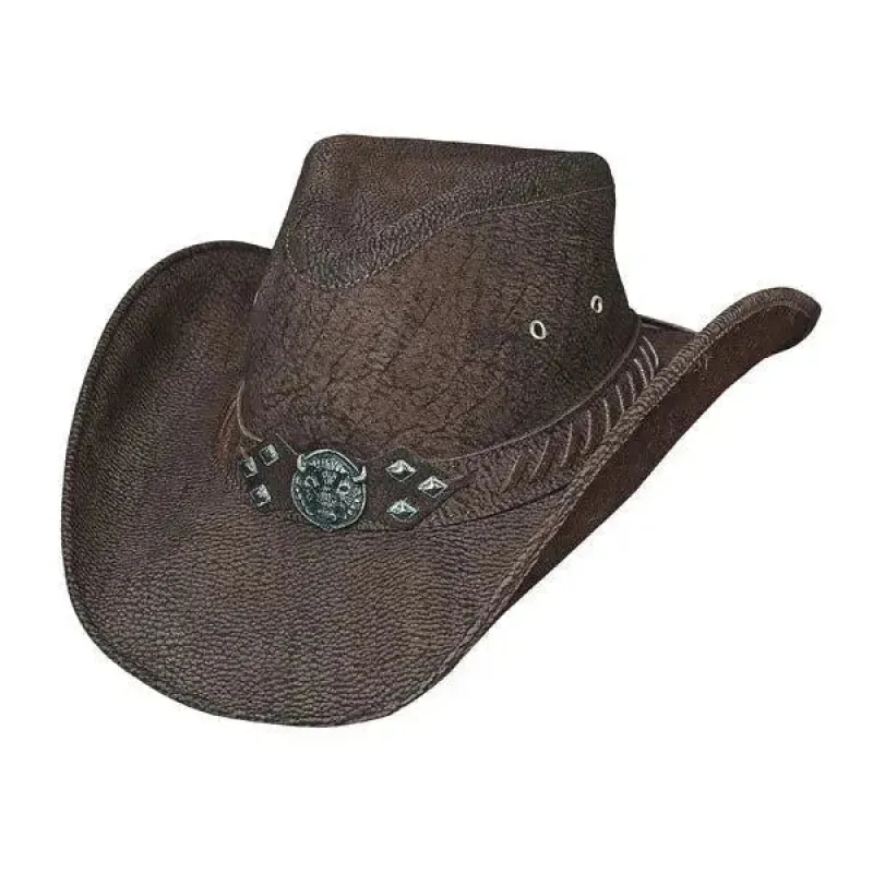 Bullhide American Buffalo - Leather Cowboy Hat made by Hat Country