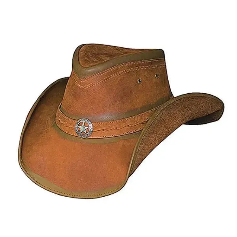 Bullhide Cooper Creek - Leather Cowboy Hat made by Hat Country