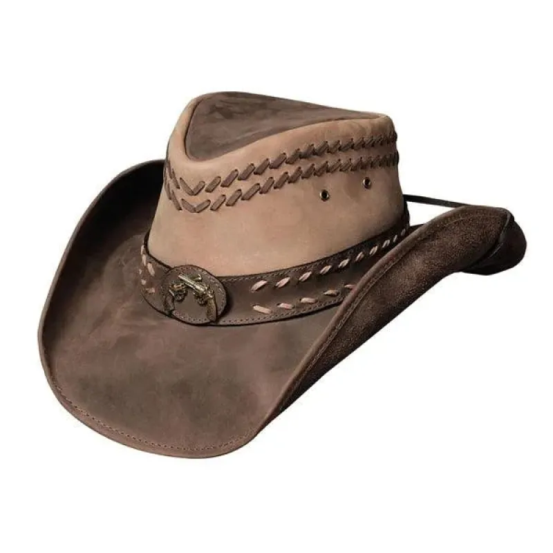 Bullhide Hideout - Shapeable Leather Cowboy Hat sold by Hat Country