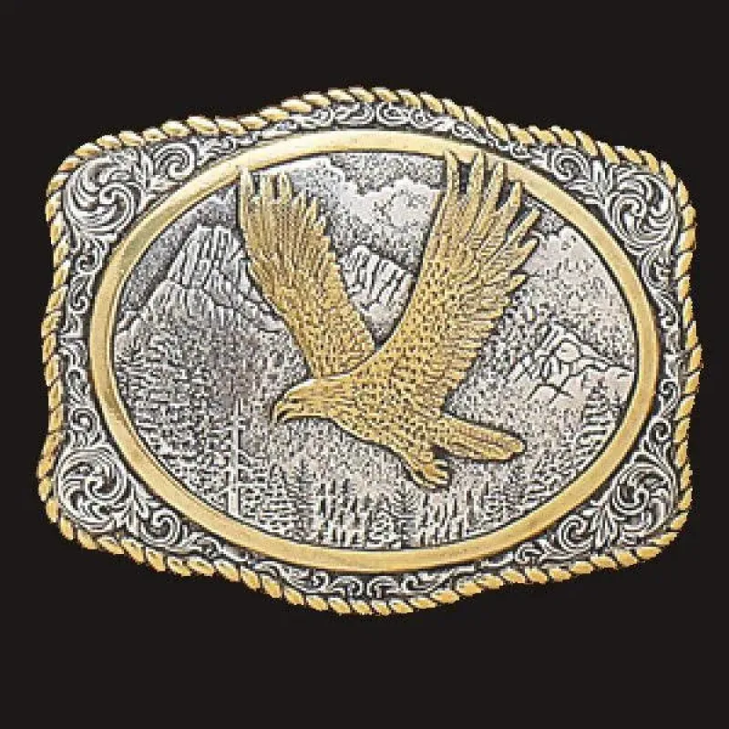Crumrine Eagle Soaring - Belt Buckle sold by Hat Country