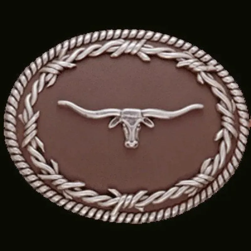 Nocona Brownie - Belt Buckle sold by Hat Country
