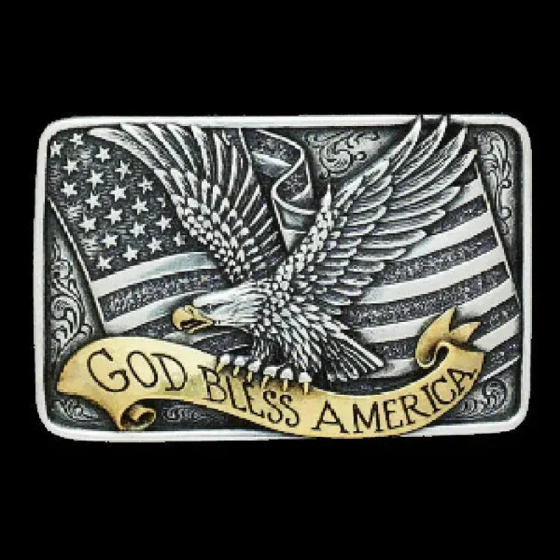 Nocona Patriotic - Belt Buckle sold by Hat Country