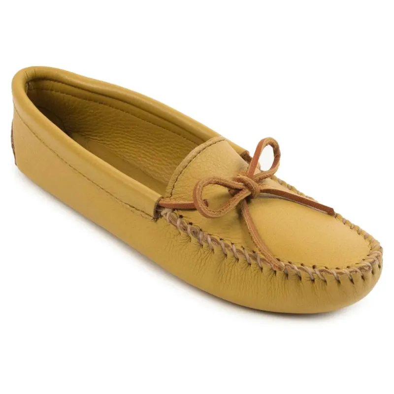 Minnetonka Double Deerskin Softsole - Womens Moccasin made by Minnetonka