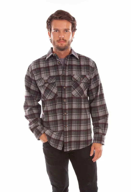 Scully Two Pocket (5340) - Men's Plaid Flannel sold by Hat Country