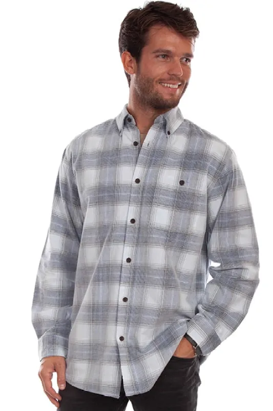 Scully One Pocket (5333) - Men's Plaid Shirt sold by Hat Country