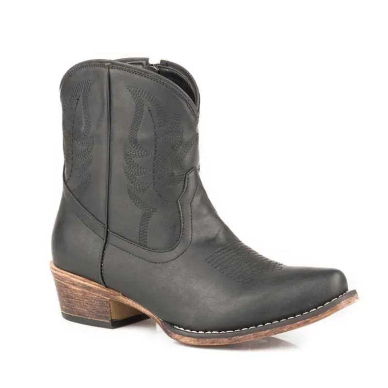 Roper Shay (Black) - Women's Cowgirl Boot sold by Hat Country