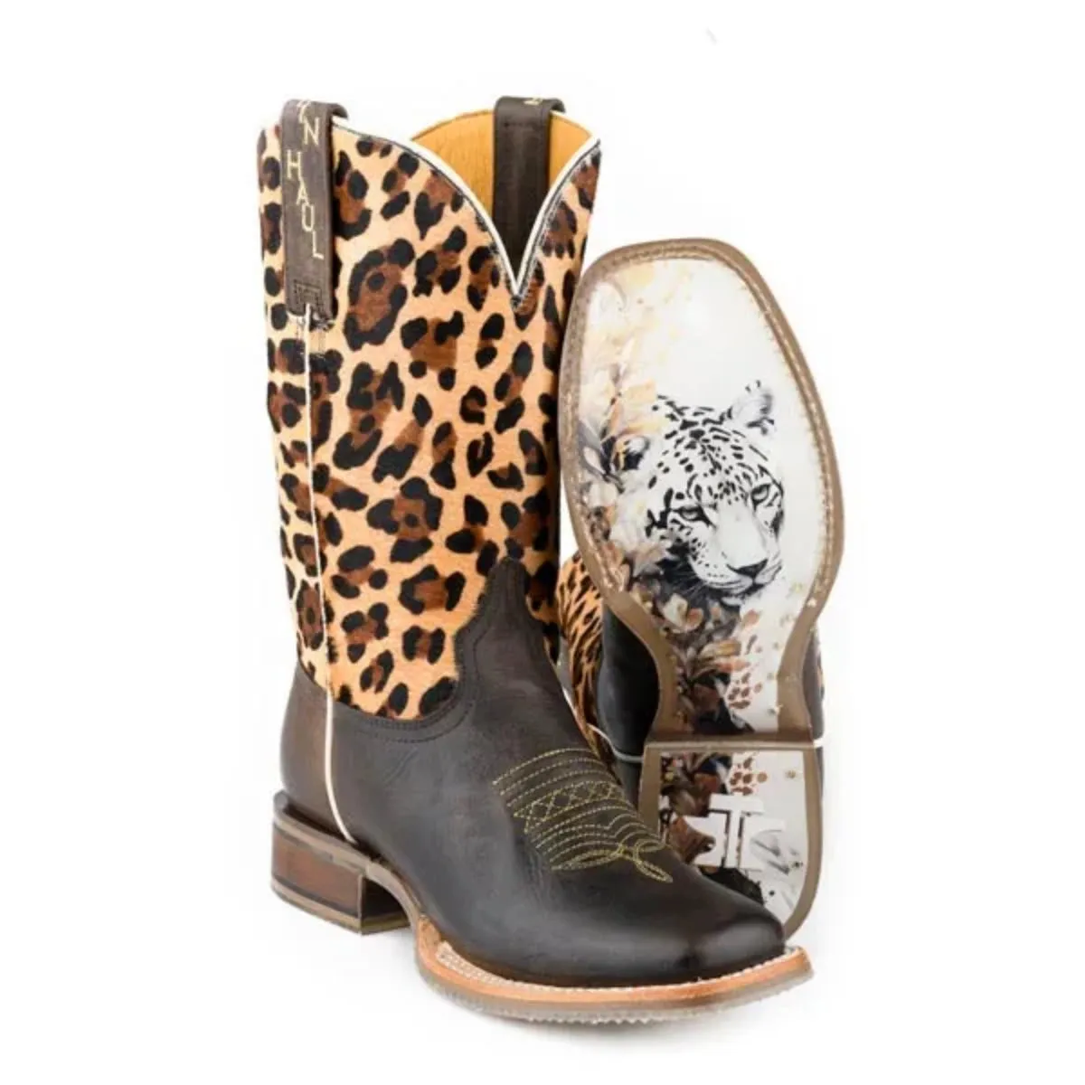 Tin Haul Wild Cat - Women's Leather Cowgirl Boot sold by Hat Country