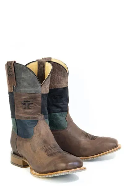Tin Haul Blocks - Men's Leather Cowboy Boot sold by Hat Country product image thumbnail 3