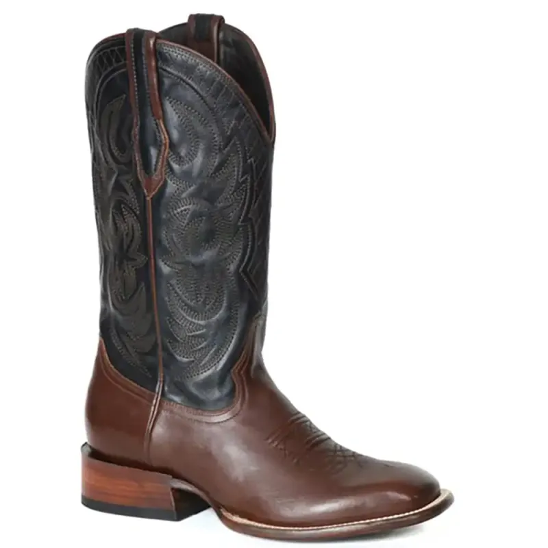 Stetson Fargo (Black/Brown) - Men's Cowboy Boot sold by Hat Country