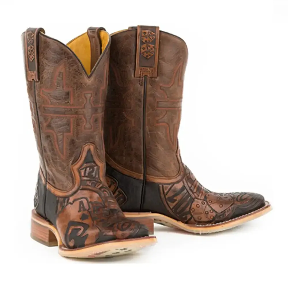 Tin Haul The Gambler/Card Shuffle - Men's Leather Cowboy Boot sold by Hat Country