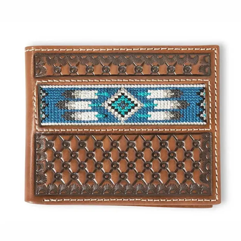 Ariat Desert Serenade (Brown) - Men's Bifold Wallet sold by Hat Country