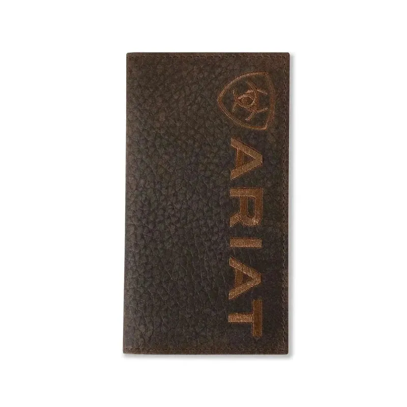 Ariat Brown Bull Hide - Men's Rodeo Wallet sold by Hat Country