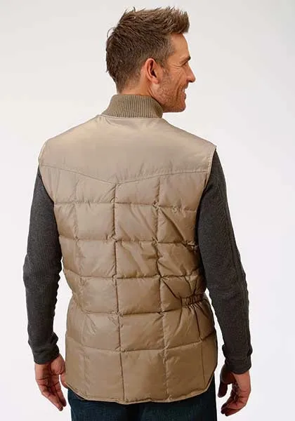 Roper 1473 Poly Filled (Khaki) - Men's Vest (Closeout) sold by Hat Country product image thumbnail 2