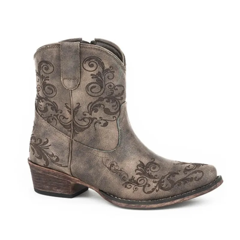 Roper Short Stuff (Brown) - Women's Cowgirl Boot (Closeout) sold by Hat Country
