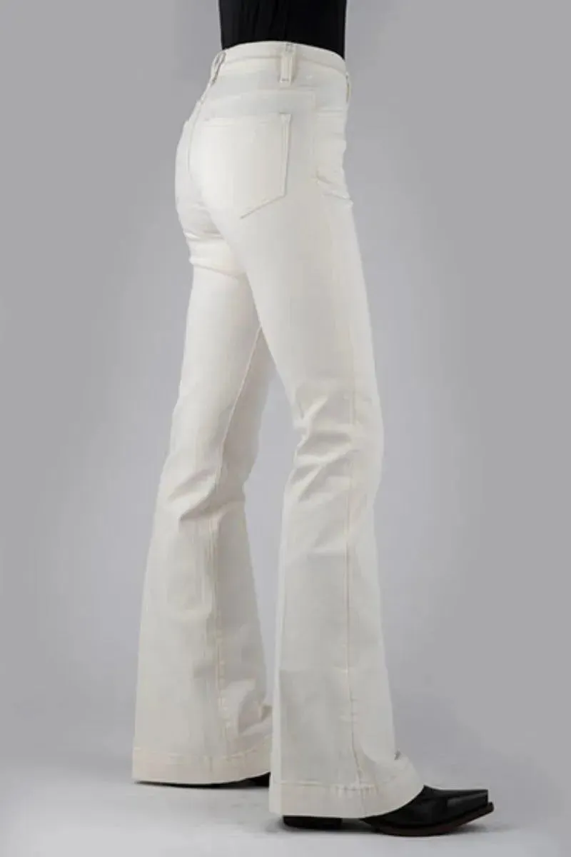 Stetson 921 High Waist Flare (Cream) - Women's Jeans sold by Hat Country product image thumbnail 2