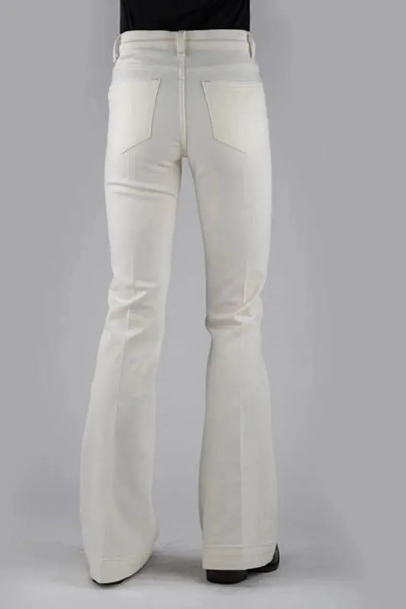 Stetson 921 High Waist Flare (Cream) - Women's Jeans sold by Hat Country product image thumbnail 3