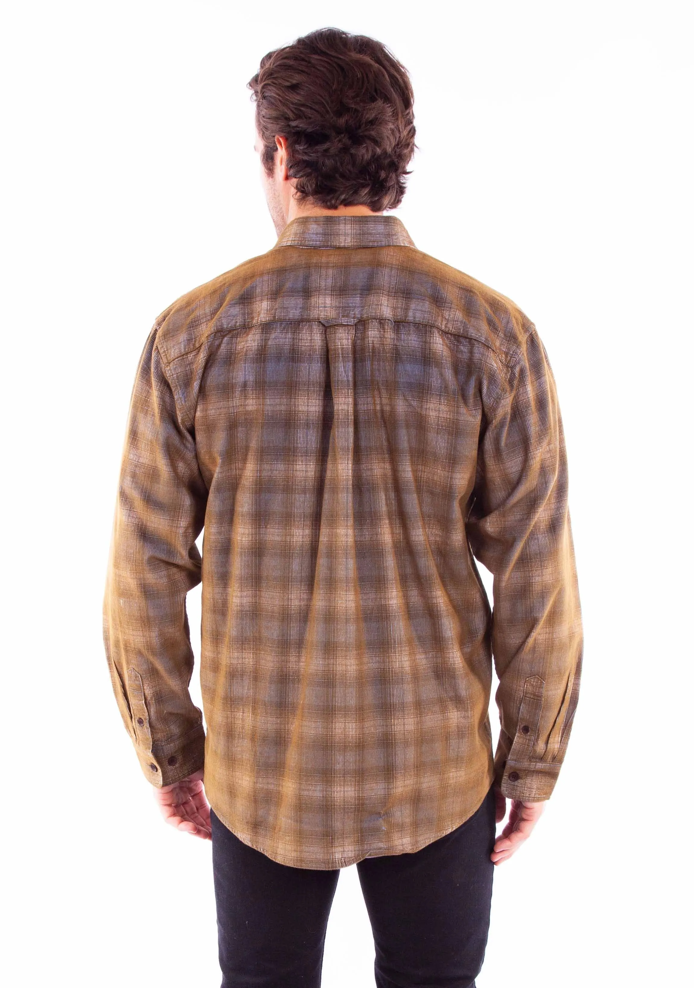 Scully One Pocket (5359) - Men's Corduroy Plaid Shirt sold by Hat Country product image thumbnail 2