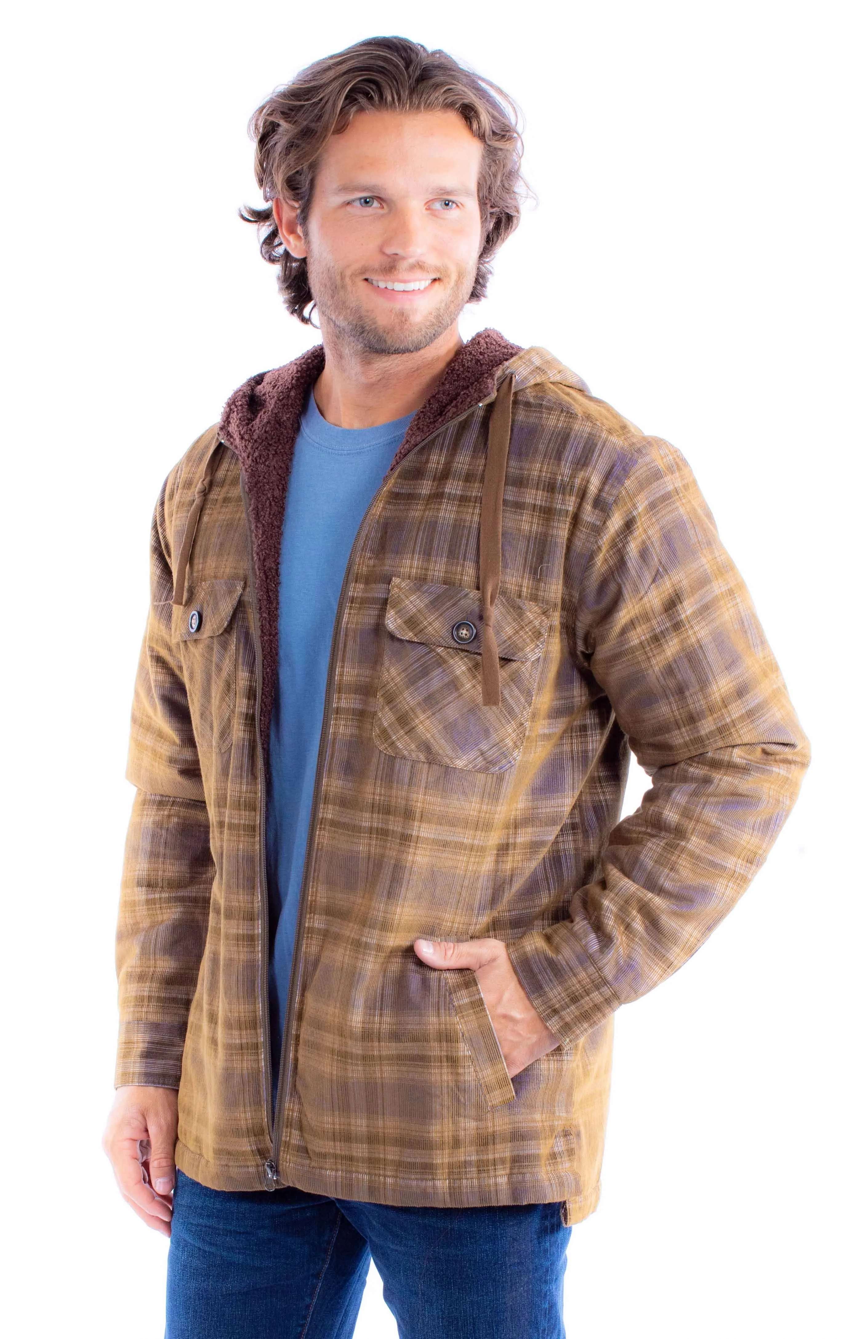 Scully Sherpa Lined (5356) - Corduroy Men's Hoodie sold by Hat Country