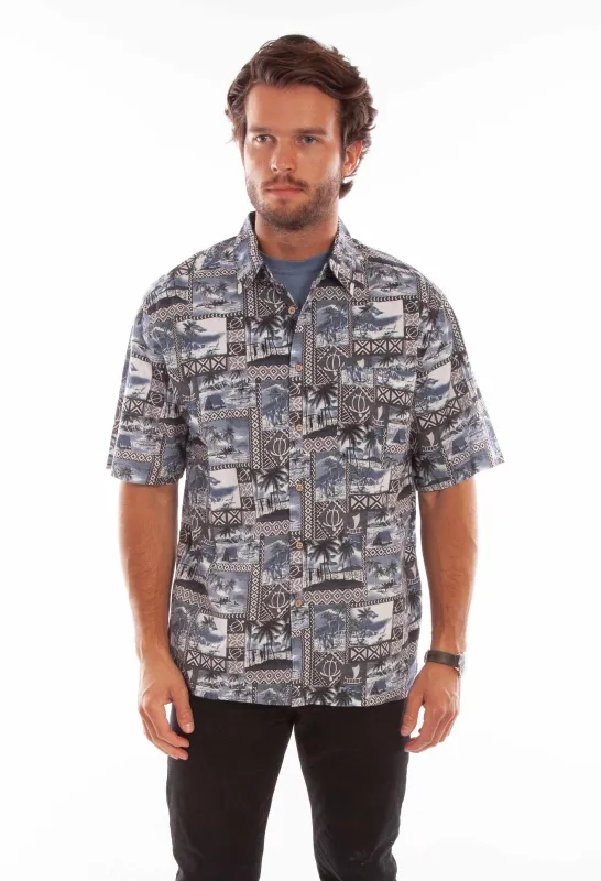 Scully Hawaiian Island (5351) - Men's Casual Shirt sold by Hat Country