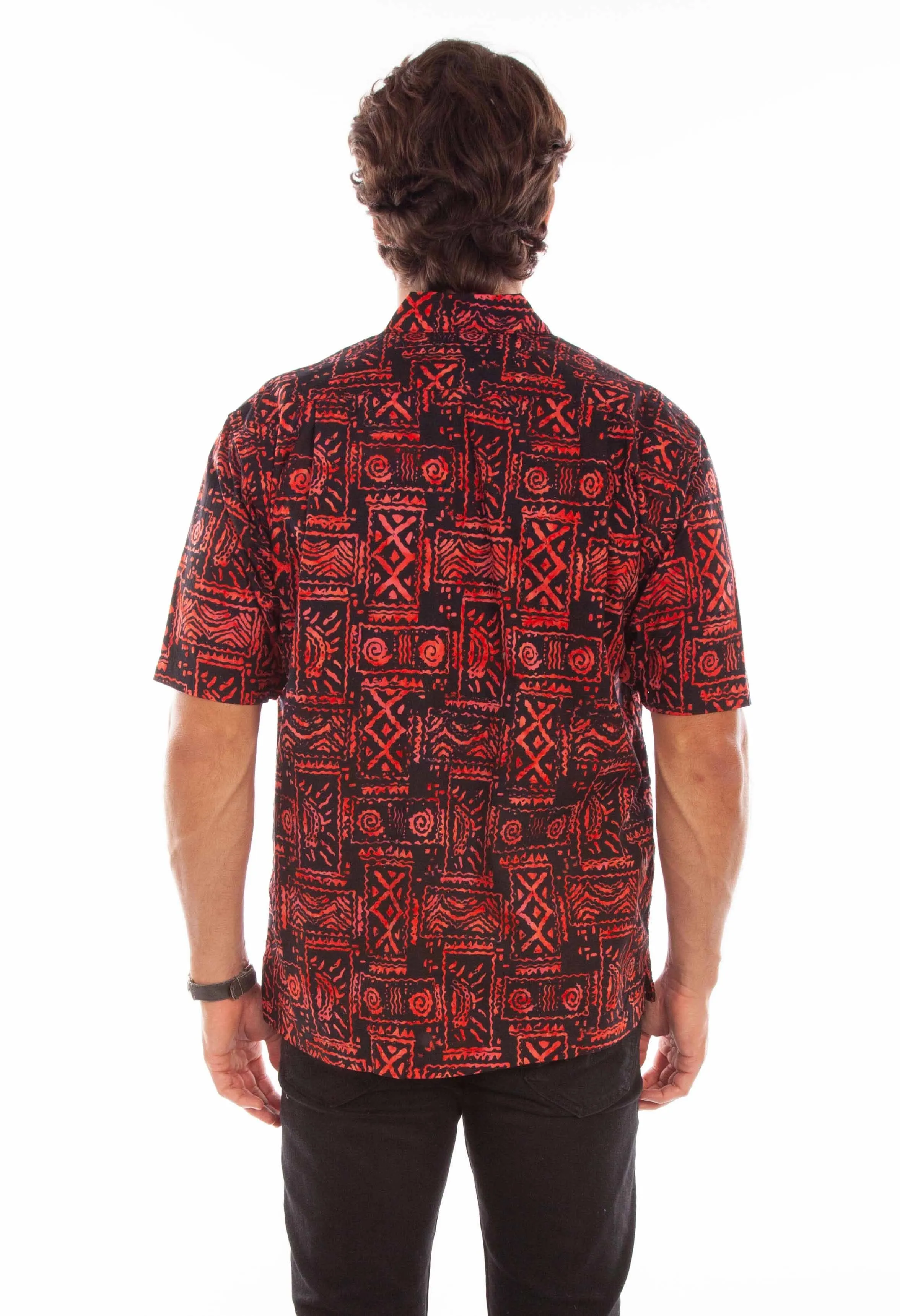 Scully Batik Tribal (5348) - Men's Casual Shirt sold by Hat Country product image thumbnail 2