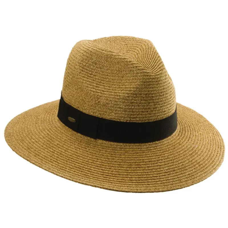 Scala Malabar- Straw Fedora Hat made by Scala