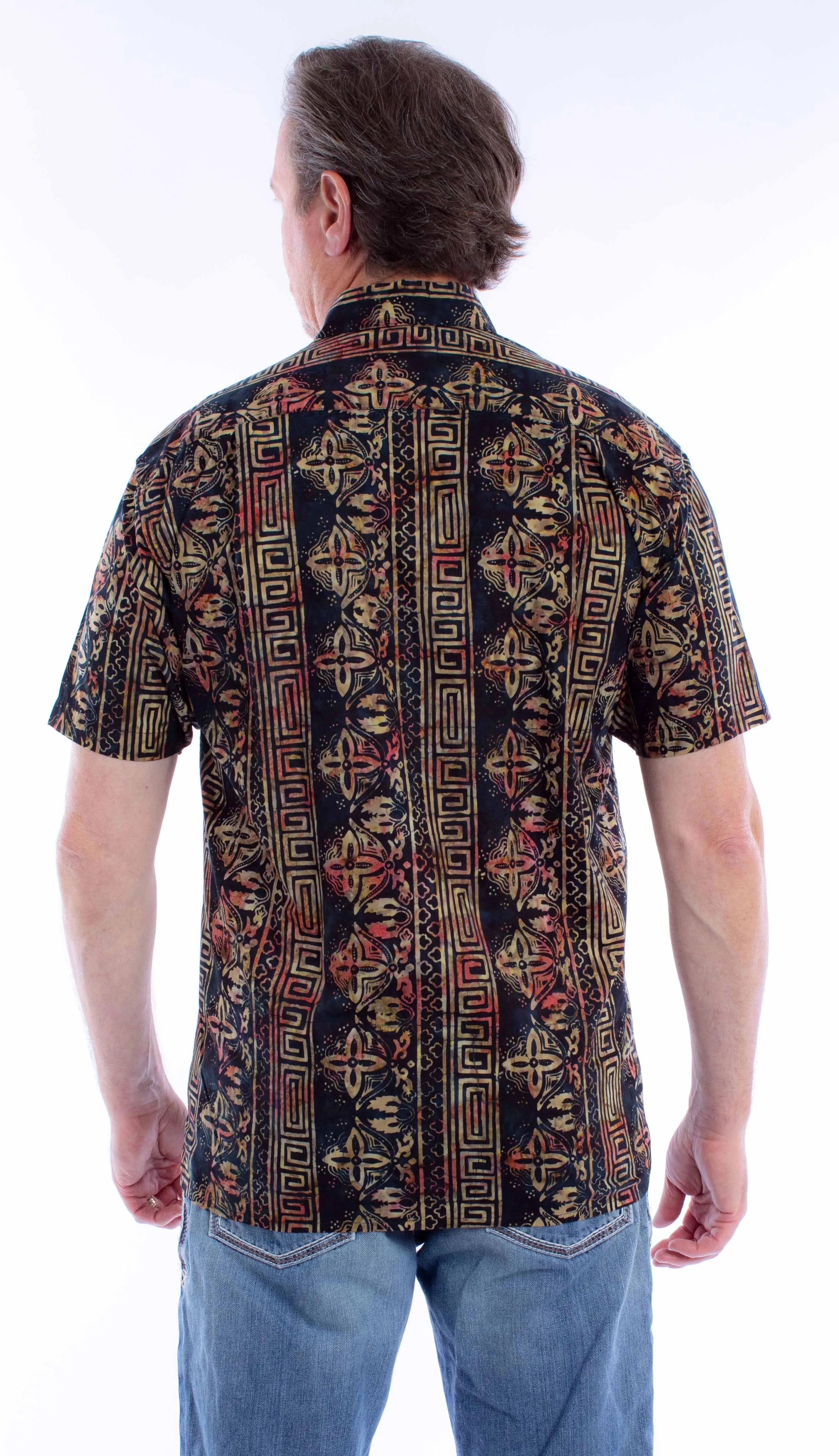 Scully Button Front Batik (5379) - Men's Casual Shirt sold by Hat Country product image thumbnail 2