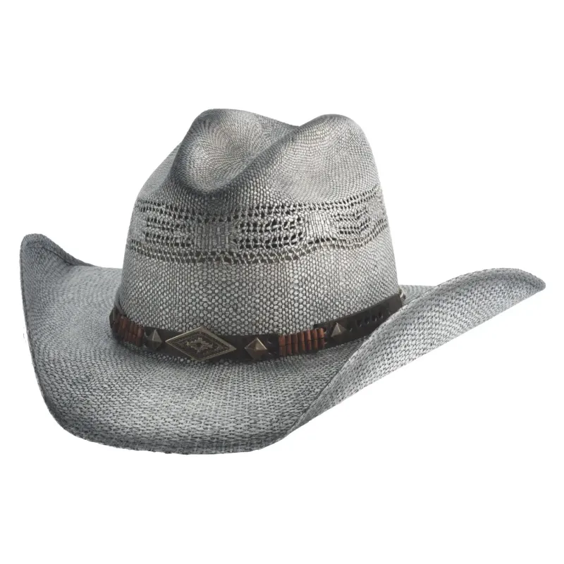 Bullhide Full Speed (Grey) - Straw Cowboy Hat (Closeout) made by Hat Country