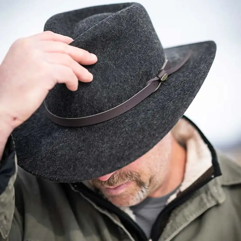 Scala Anchorage - Crushable Wool Felt Outback Hat sold by Hat Country product image thumbnail 2