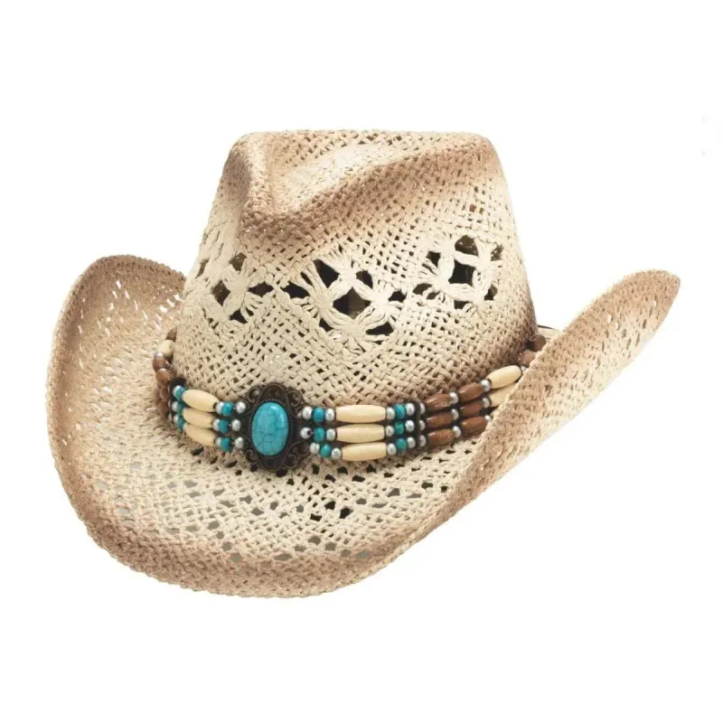 Bullhide Bowie - Straw Cowgirl Hat (Closeout) made by Hat Country