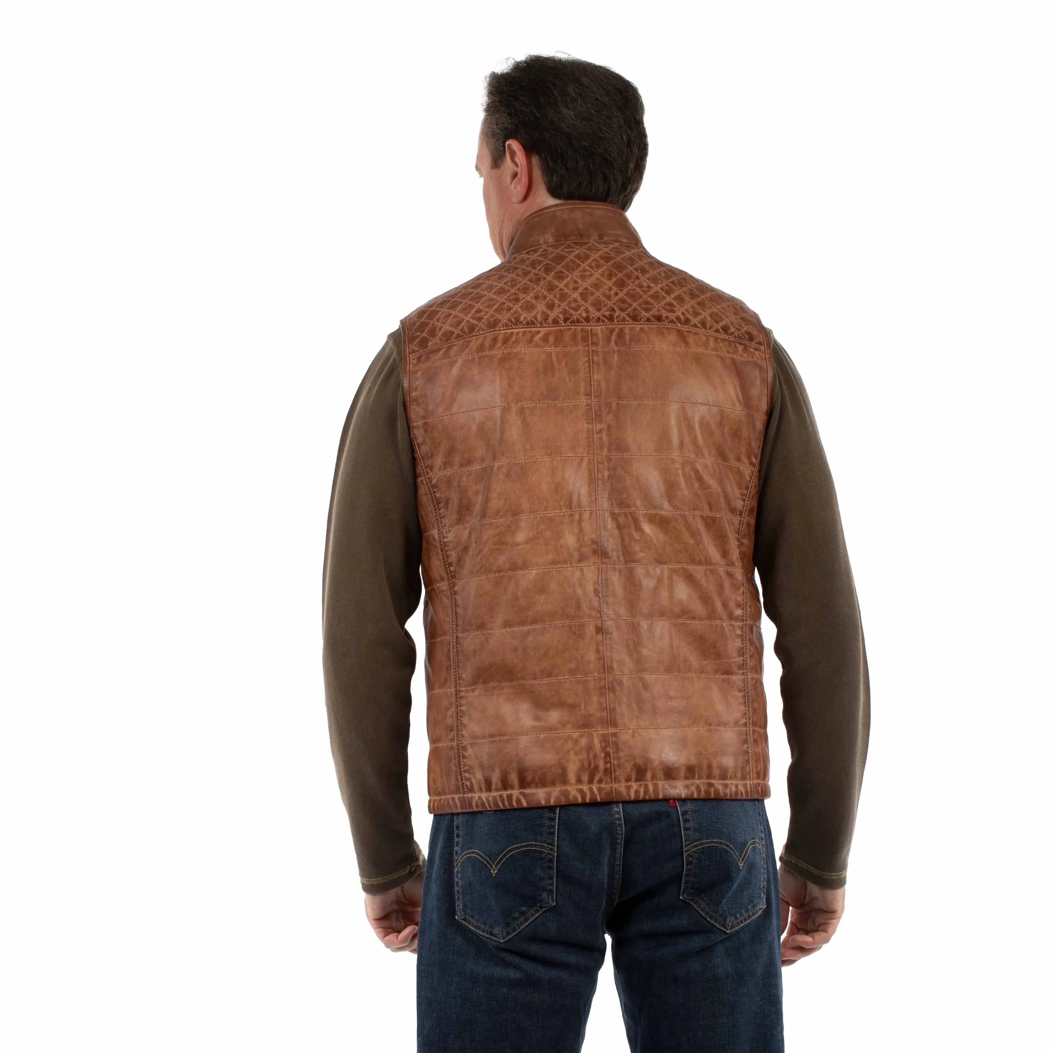 Scully Mesa Creek (2118 Leather) – Men's Vest sold by Hat Country product image thumbnail 2